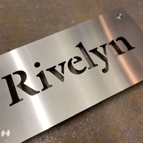 house signs uk metal|metal house signs made to order.